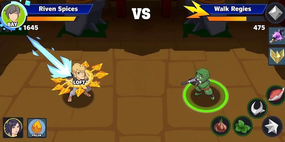 Cumin Challengers Brawl Gameplay Cumin Challengers Brawl gameplay showing two players battling with spice-based abilities
