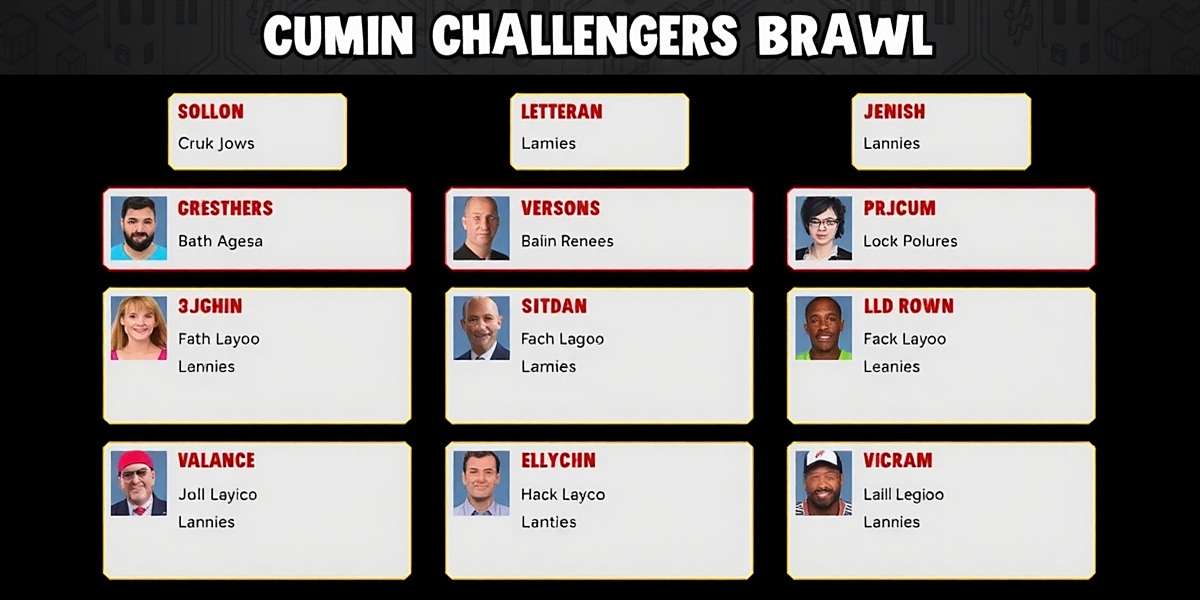 Cumin Challengers Brawl Character Roster Cumin Challengers Brawl character roster showing various regional challengers
